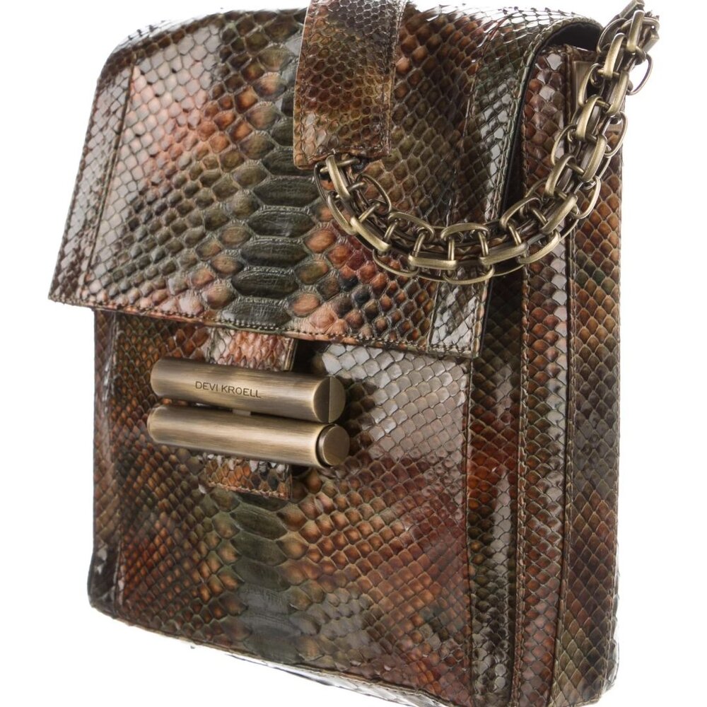 Devi Kroell Chain-Link Python Shoulder Bag - image 2